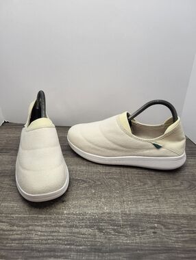 Vessi Sunday Slipper Cream Women's Size 8 Comfort Cushioned Slip-On Shoes